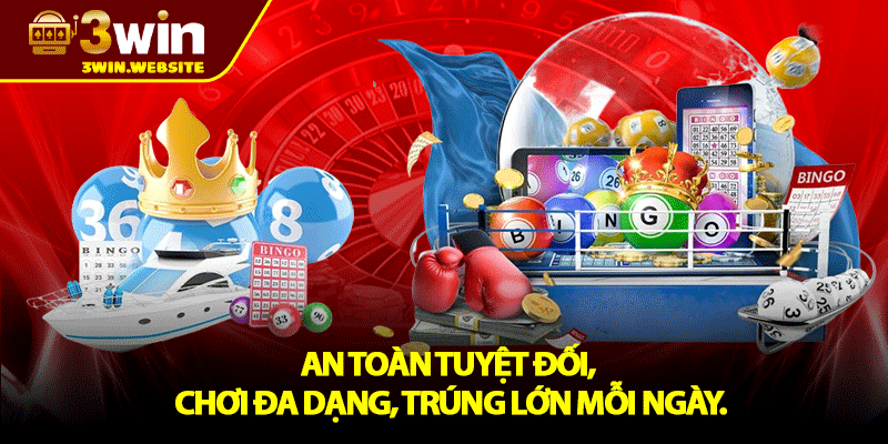 Xổ Số 3win – Trải Nghiệm Giải Trí May Mắn Cùng Cơ Hội Trúng Lớn Mỗi Ngày 1 An Toàn Tuyệt Đối, Chơi Đa Dạng, Trúng Lớn Mỗi Ngày.