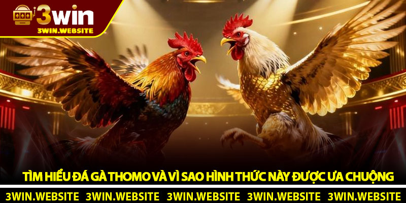 Đá gà Thomo - Toàn cảnh sân chơi đỉnh cao tại 3Win 2 Tìm hiểu đá gà Thomo và vì sao hình thức này được ưa chuộng